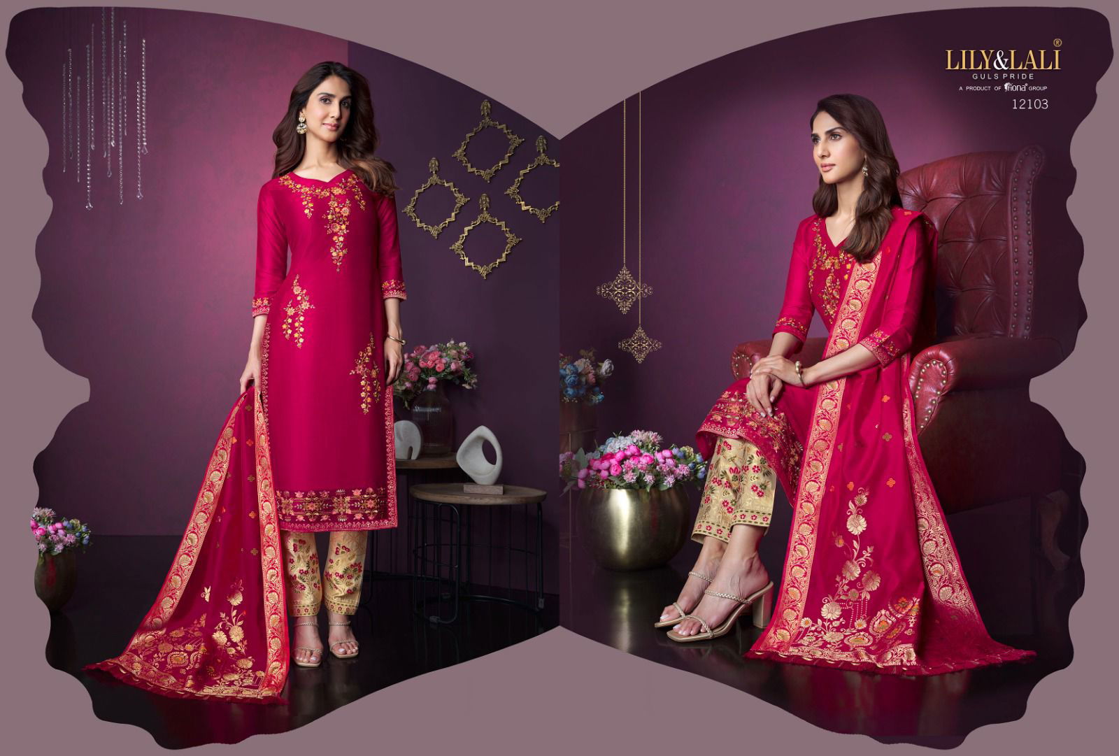 Meenakri Vol 3 By Lily And Lali Readymade Suits Catalog
